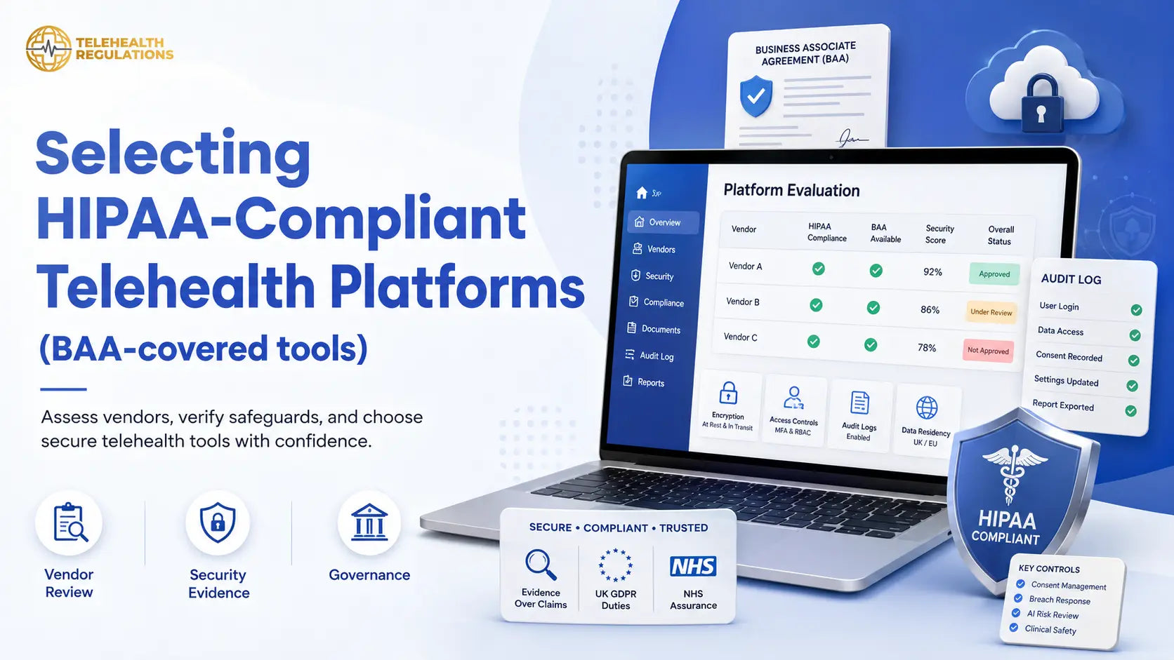 Selecting HIPAA-Compliant Telehealth Platforms (BAA-covered tools)